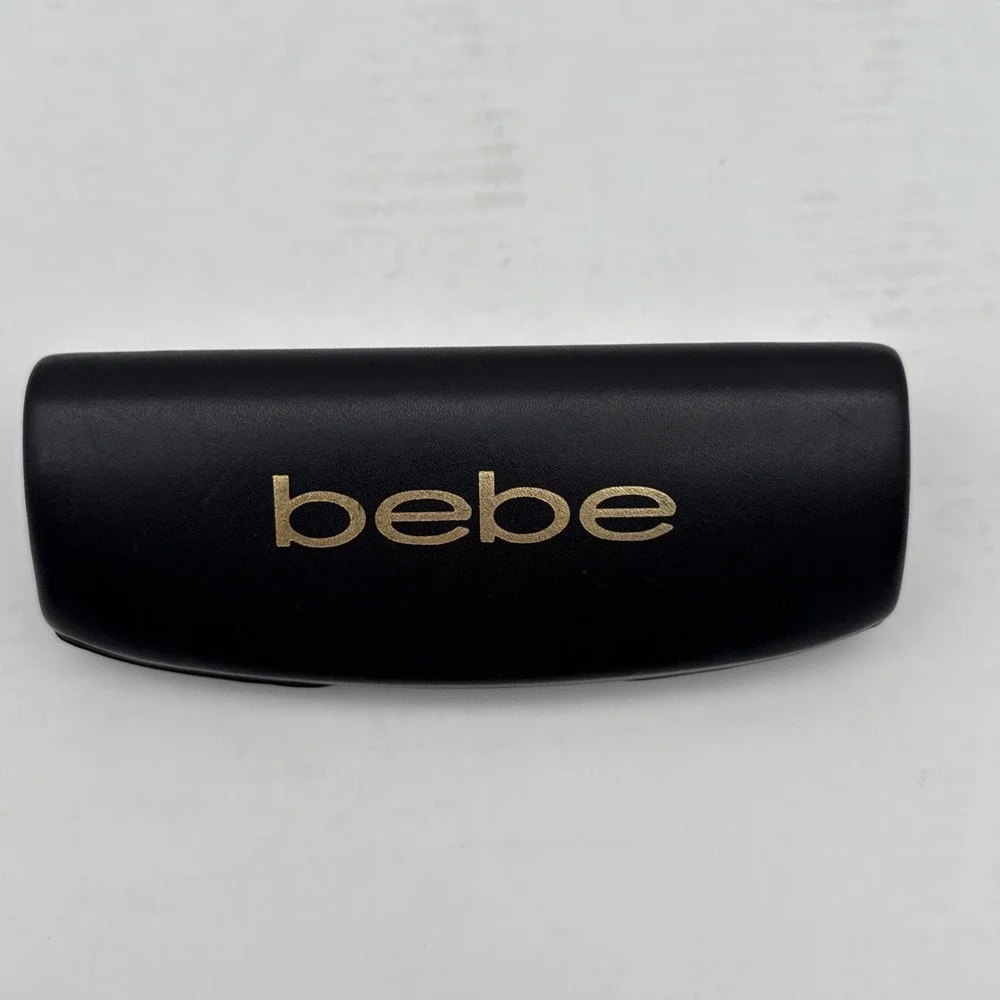 BEBE LADY VEGAS BB 5082 001 JET BLACK GOLD AUTHENTIC FRAMES EYEGLASSES 52-16